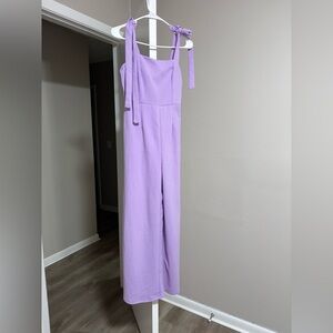 Lavender Sleeveless Jumpsuit